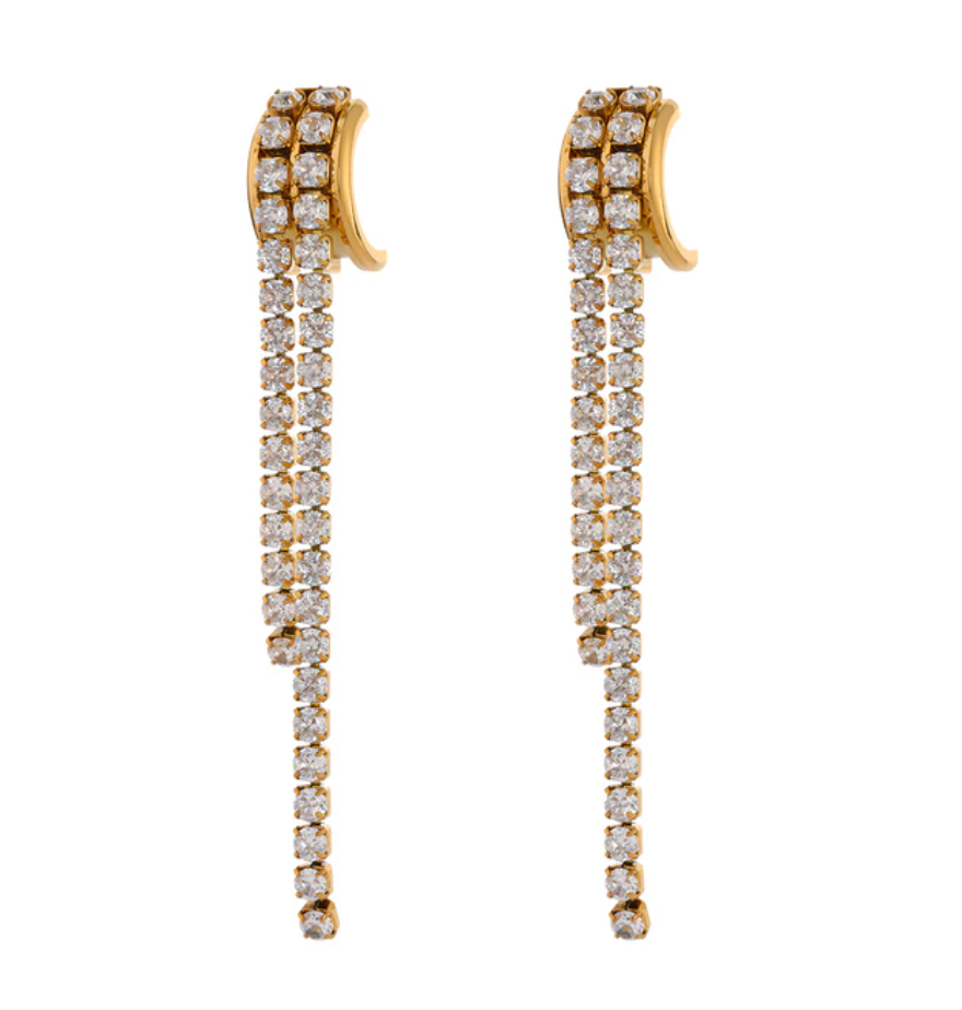 Drop & linear diamond earrings for women deals